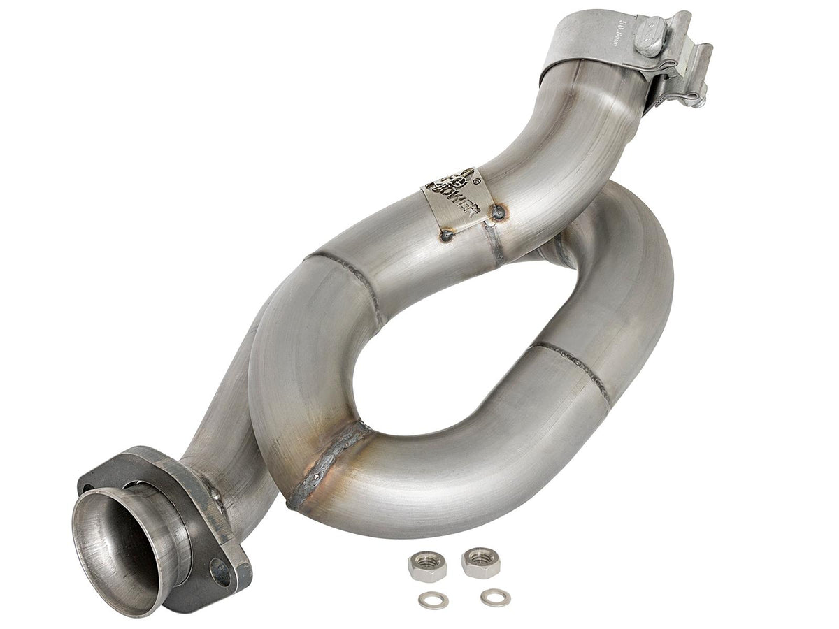 AFE Twisted Steel Loop Relocation Pipe (2012-2018 Wrangler JK, Wrangler) - 48-48021