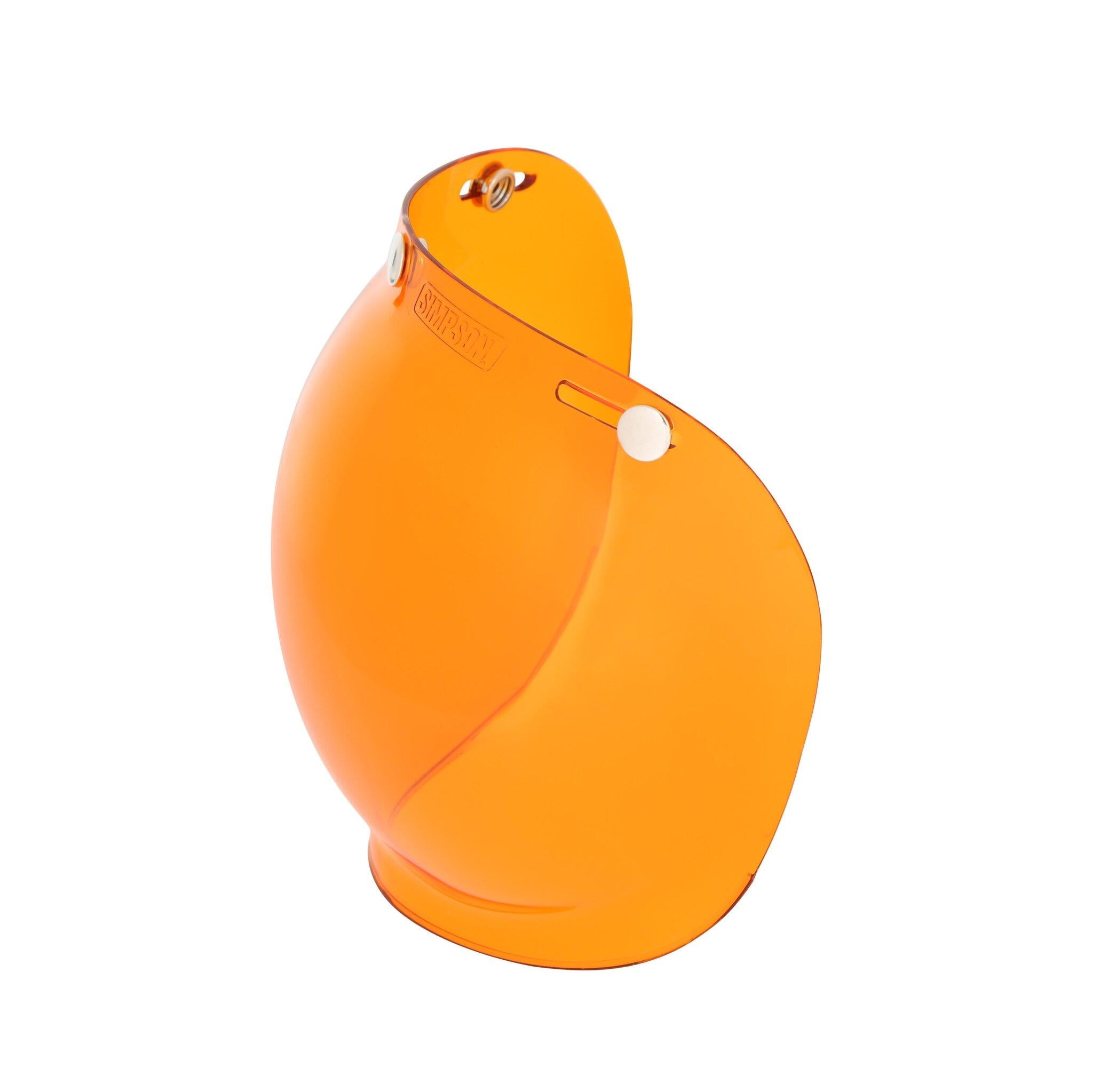 Simpson Racing 3-SNAP BUBBLE SHIELD AMBER - BUBA
