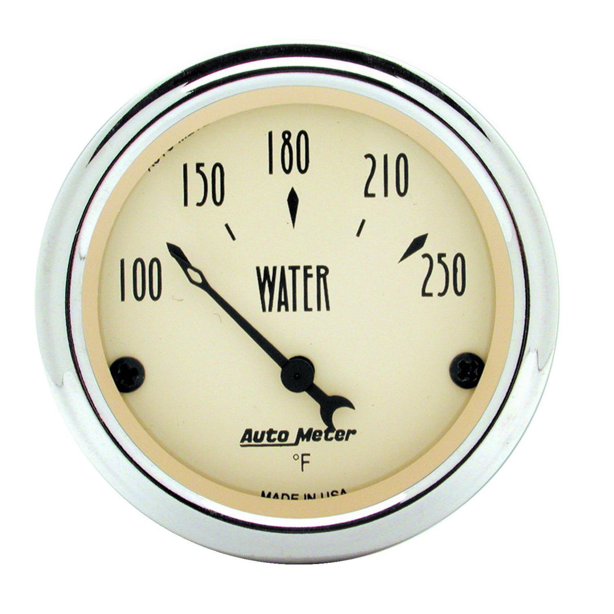 Auto Meter 5 PC. GAUGE KIT, 3-1/8" & 2-1/16", MECH. SPEEDOMETER, ANTIQUE BEIGE - 1808