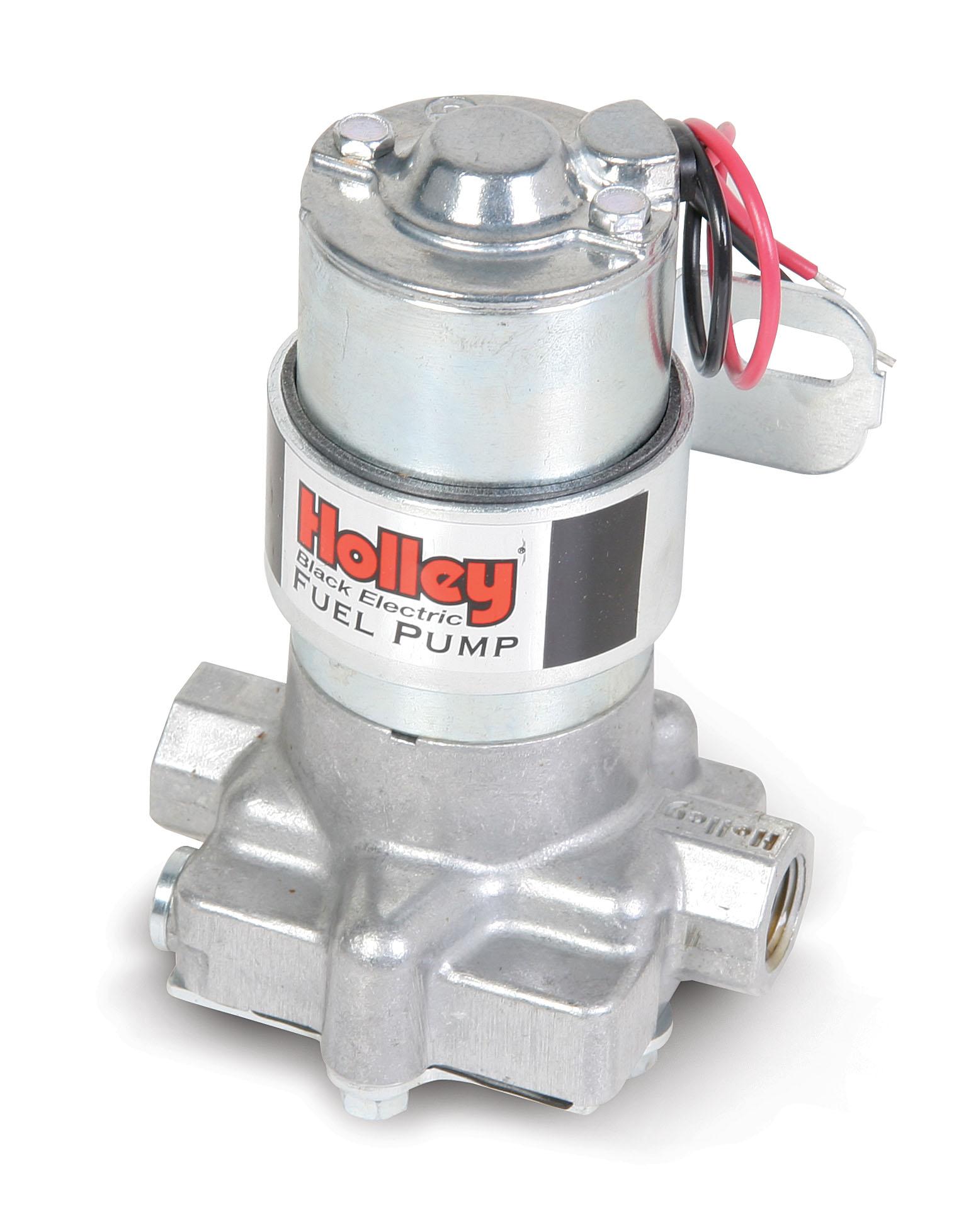 Holley 12-815-1 Elec Fuel Pump Black Auto