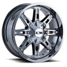 ION Wheels Type 184 20x9 / 8x165.1 BP / 18mm Offset / 130.8mm Hub Chrome Wheel - 184-2976C18