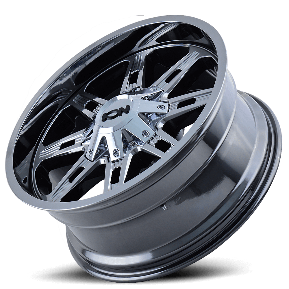 ION Wheels Type 184 17x9 / 8x165.1 BP / 18mm Offset / 130.8mm Hub Chrome Wheel - 184-7976C18