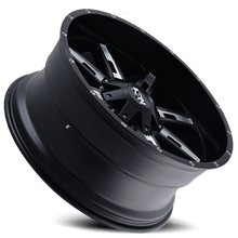 ION Wheels Type 184 18x9 / 5x114.3 BP / -12mm Offset / 87mm Hub Satin Black/Milled Spokes Wheel - 184-8956M
