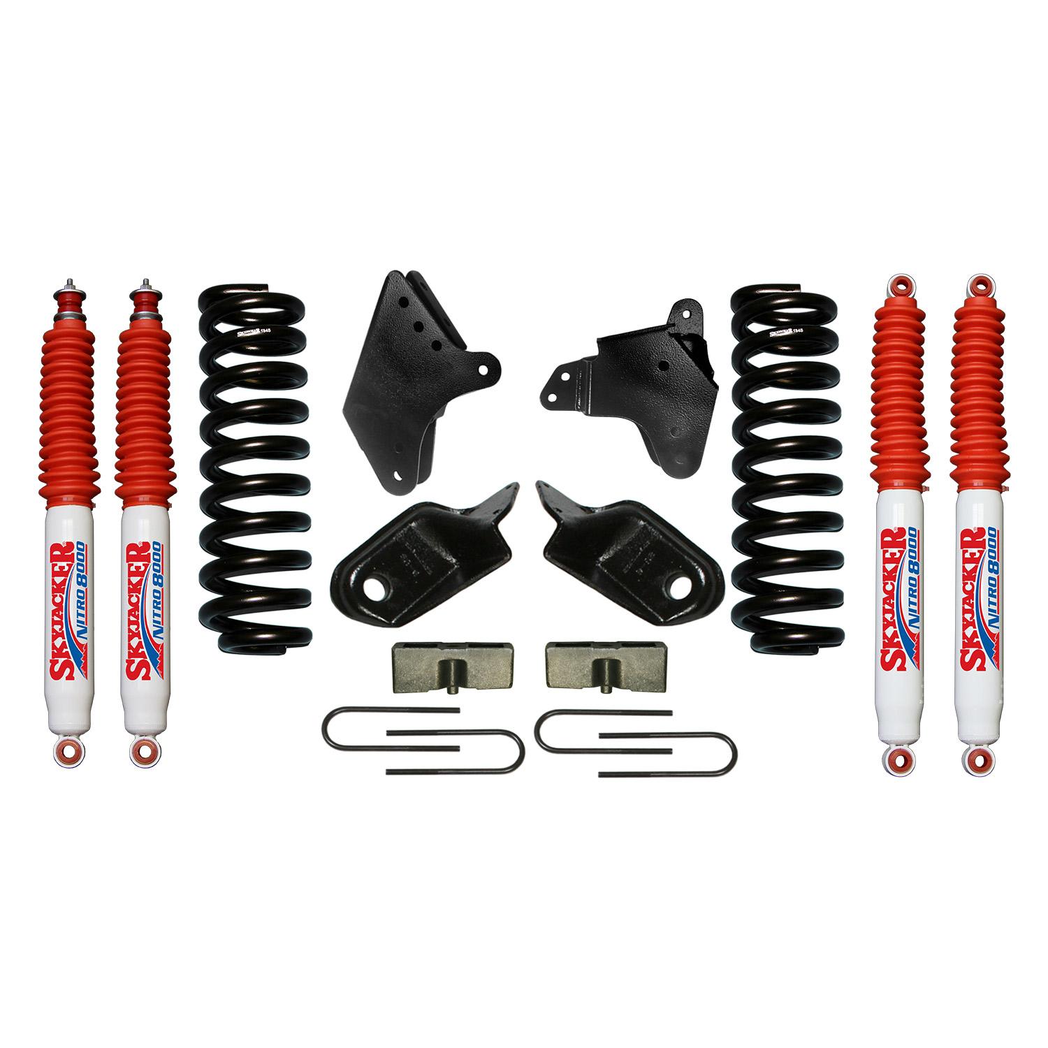 Skyjacker 4In. Kit 80-96 F150 4Wd (1980-1996 F-150, F-150 XLT, F-150 Special, F-150 XL, F-150 Eddie Bauer) - 184PK-N