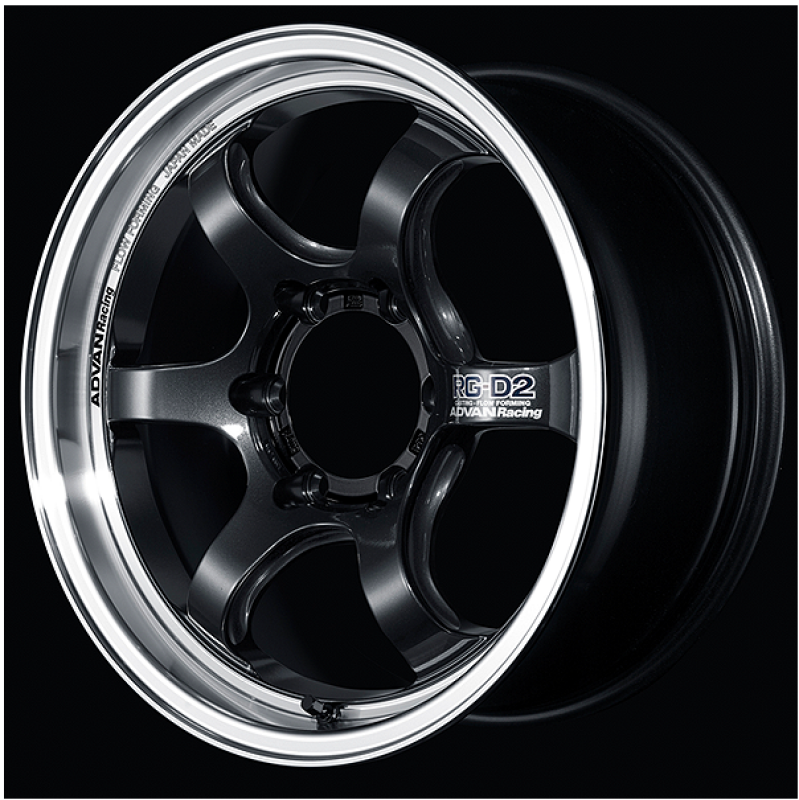 Advan GT 20X11.5 +53 5-130 Racing Titanium Black Wheel - YAQ0N53PTBP