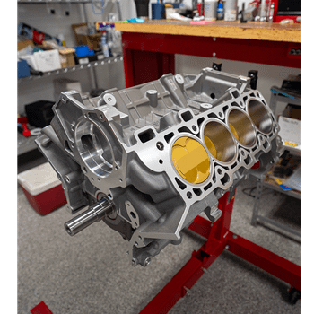 Texas Speed Forged 5.0L Coyote Gen 3 Short Block - Resleeved - TSP-5.0SBxx-Resl
