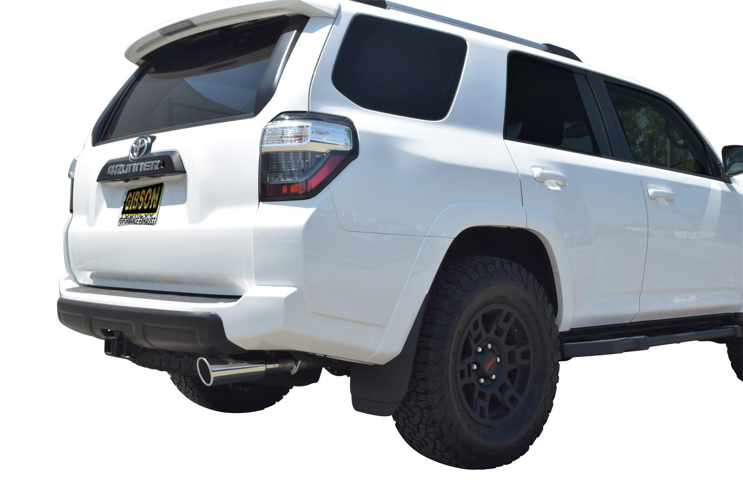 Gibson Exhaust Cat-Back Single Exhaust System; Aluminized (2004-2023 4Runner) - 18815