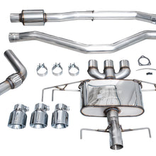 AWE Touring Edition Exhaust for DE5 Integra Type-S - Triple Chrome Silver Tips - 3015-52335