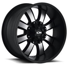 ION Wheels Type 189 17x9 / 5x127 BP / -12mm Offset / 87mm Hub Satin Black/Machined Face Wheel - 189-7952B
