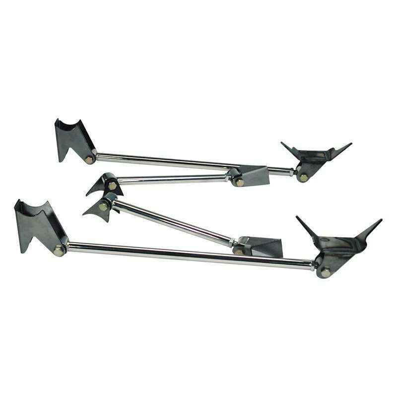 Ridetech Triangulated Four Link , Universal Weld-In With Polished Stainless Bars. - 18988099