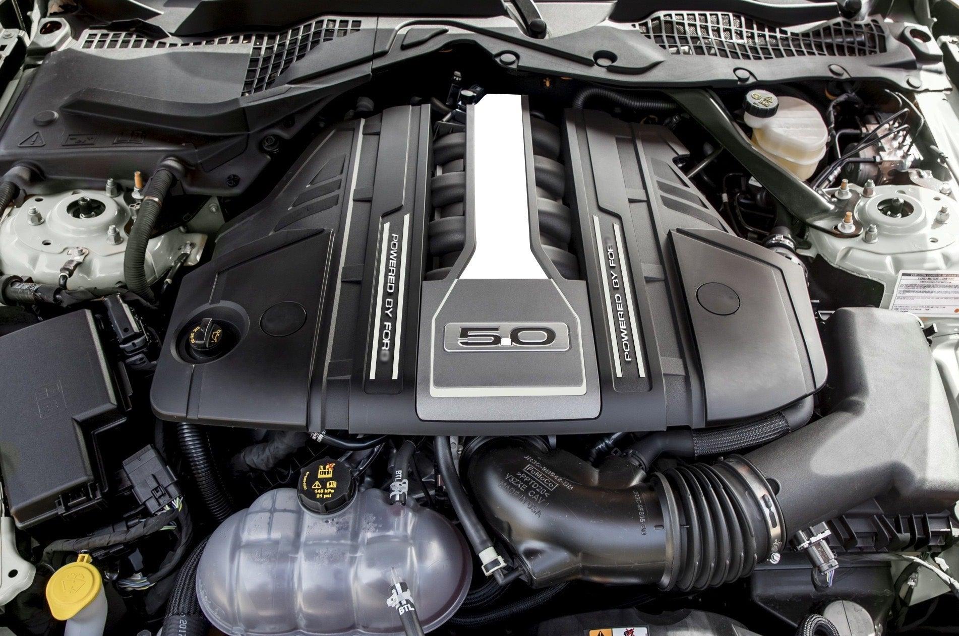 Anchor Room Combo 1 Intake Decal Accents - Gloss Black (2018-2023 Mustang) - 18FM_CID1_G