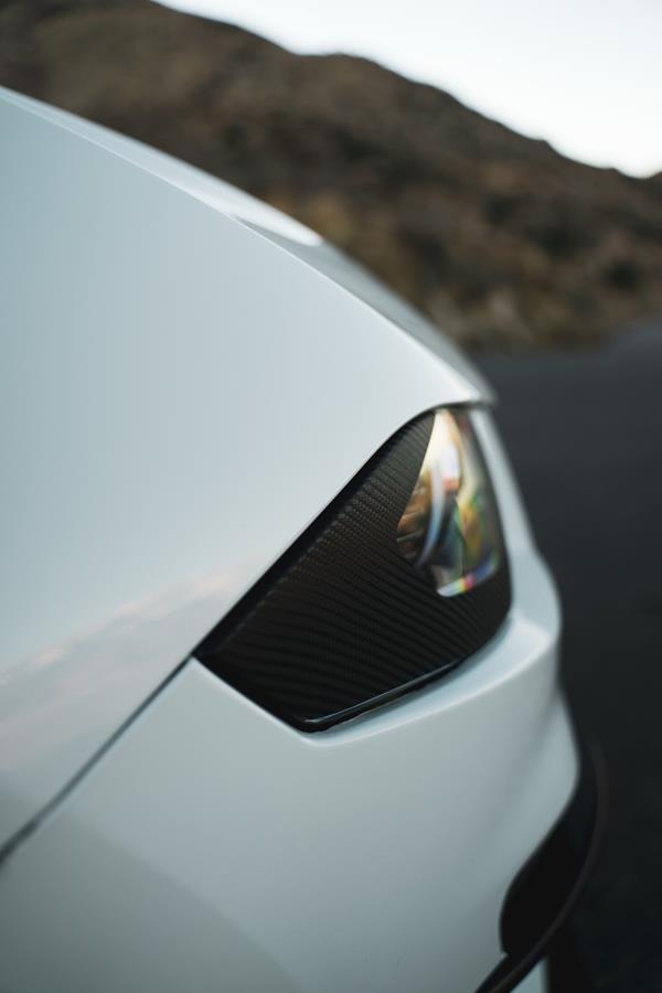 Anchor Room Headlight Amber Corner Vinyl Lens Tint - Black Out (2018-2023 Mustang) - 18FM_HAC_G