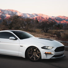 Anchor Room Headlight Amber Corner Vinyl Lens Tint - Black Out (2018-2023 Mustang) - 18FM_HAC_G