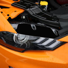 Anchor Room Headlight Top Vinyl Black Out Panels - Wild Card Red (Race Red) (2018-2023 Mustang) - 18FM_HLTBO_R
