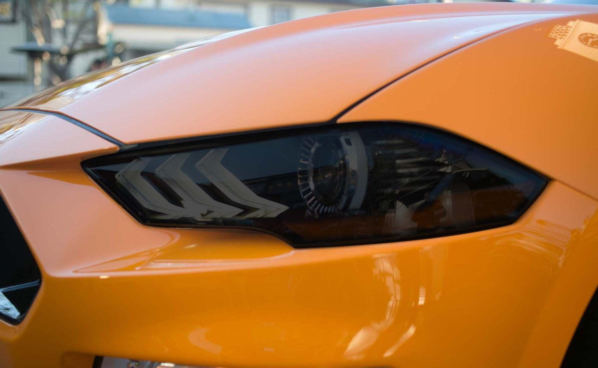 Anchor Room Headlight Lens Vinyl Tint - (2018-2023 Mustang) - 18FM_H