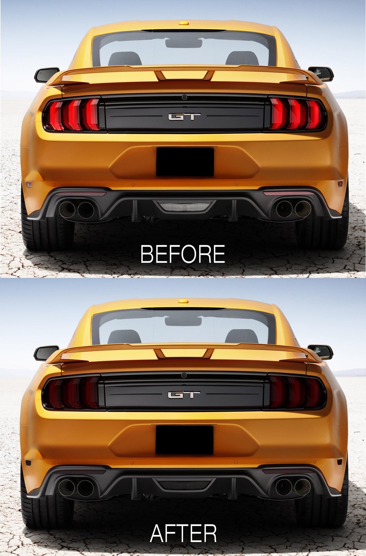 Anchor Room Rear Lens Vinyl Tint Kit - Lighter (50%) - Light (2018-2023 Mustang) - 18FM_R50%
