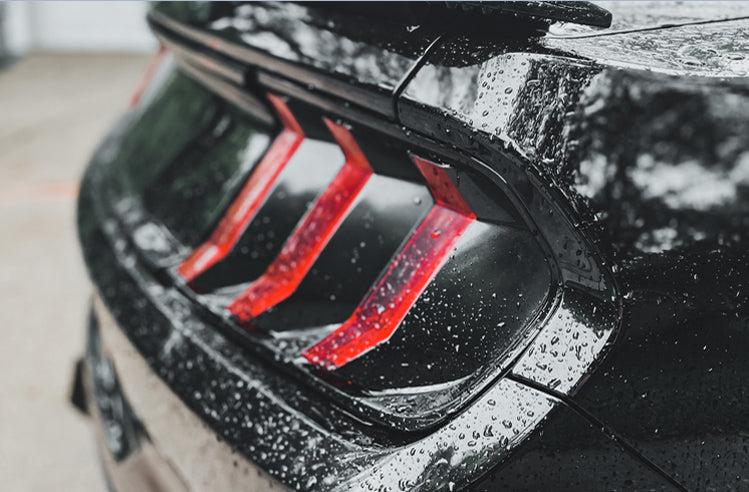 Anchor Room Tail Light Lens Vinyl Black Out Panels - Matte Black (2018-2023 Mustang) - 18FM_TBP_M