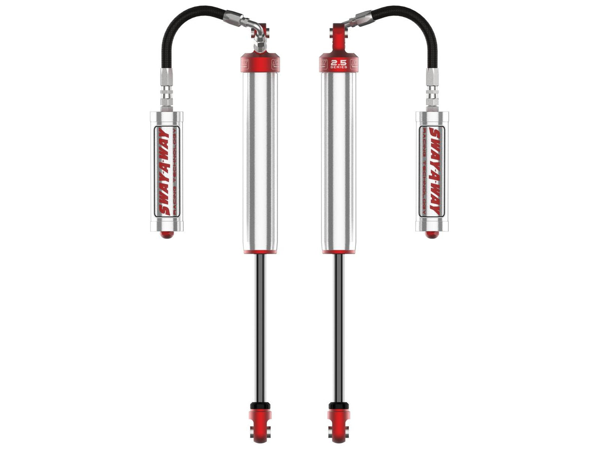 AFE Sway-A-Way 2.5 Rear Shock Kit w/ Remote Reservoirs for 0-1.5 IN Lifts (2017-2024 F-250 Super Duty , F-350 Super Duty) - 302-0056-10