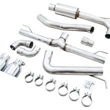AWE Track Edition Catback Exhaust - Chrome Silver Tips (2022-2023 Volkswagen MK8 GTI) - 3020-32658