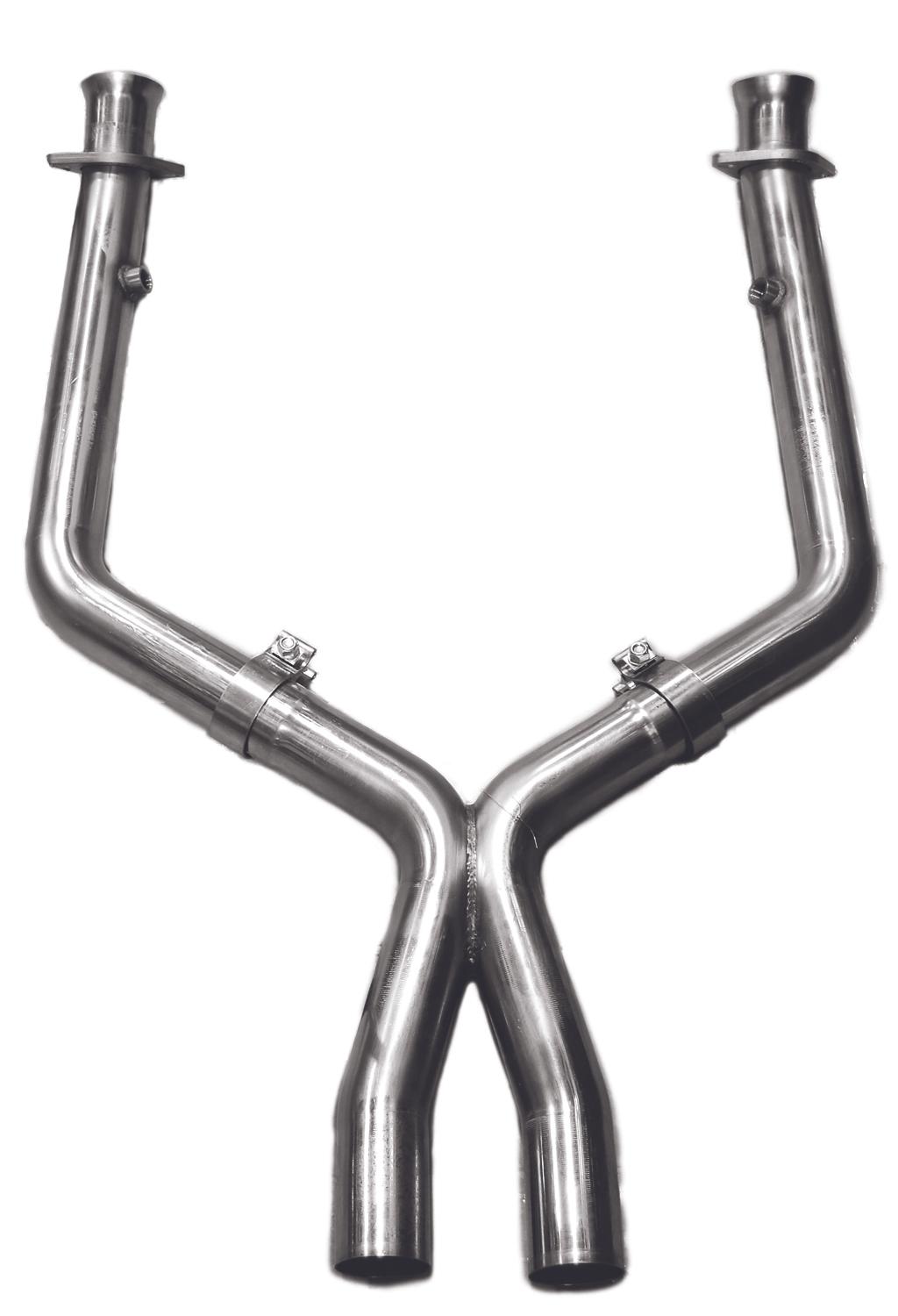 Kooks 3" x 3" SS Off-Road Race Only X-Pipe.  2005-2010 Mustang GT 4.6L 3V. - 11313120