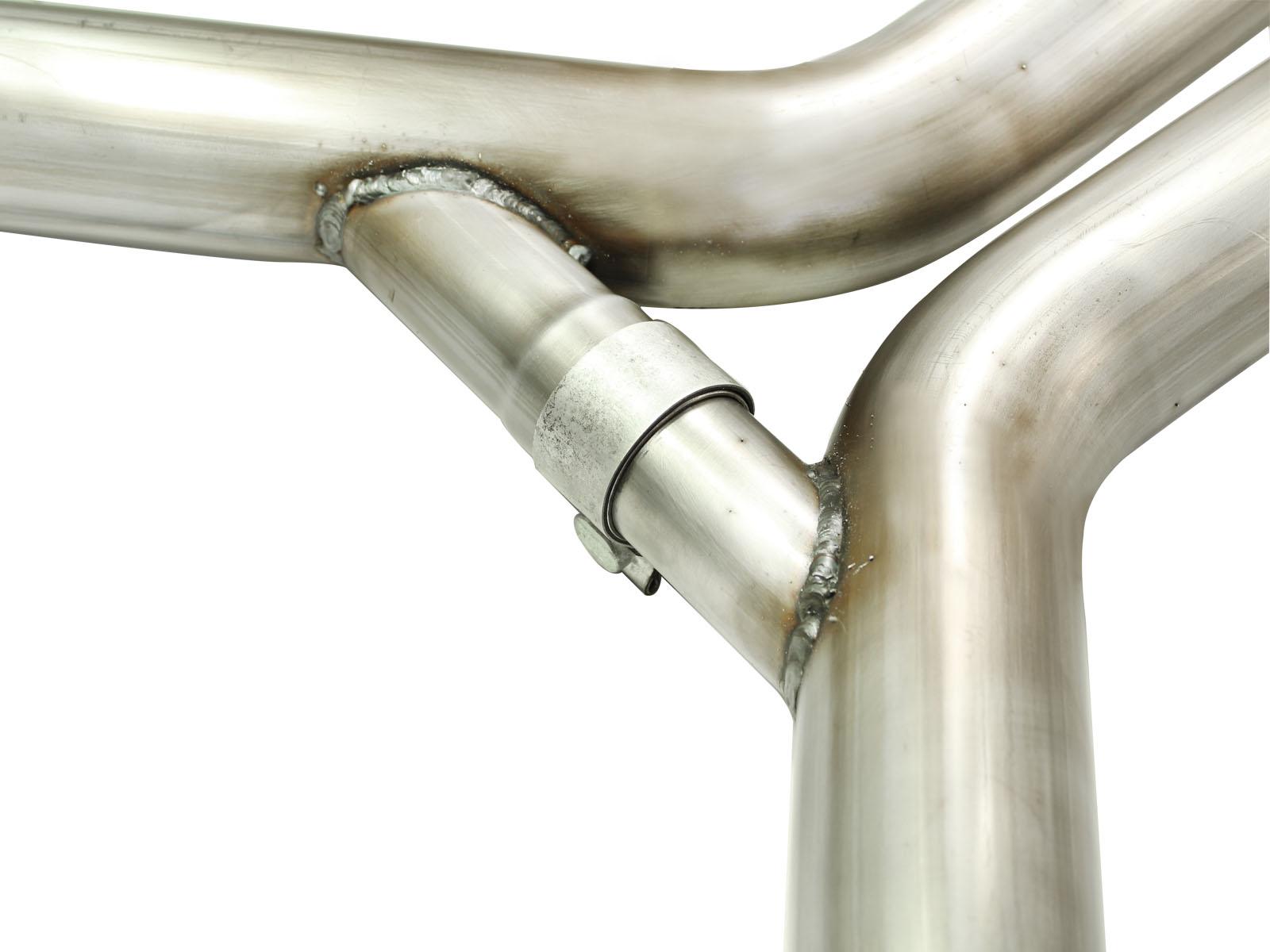 AFE MACH Force-Xp 3 IN 409 Stainless Steel Cat-Back Exhaust System w/Polished Tip (2010-2013 Camaro, Camaro) - 49-44039-P