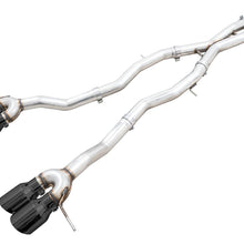 AWE Track Edition Catback Exhaust - Diamond Black Tips (2021+ BMW G8X M3 / M4) - 3020-42482