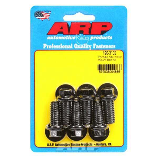 ARP Pontiac hex motor mount bolt kit - 190-3102