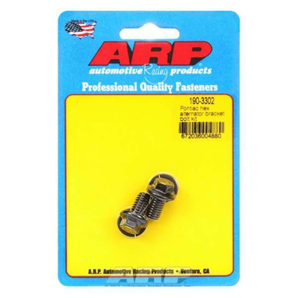 ARP Pontiac hex alternator bracket bolt kit - 190-3302