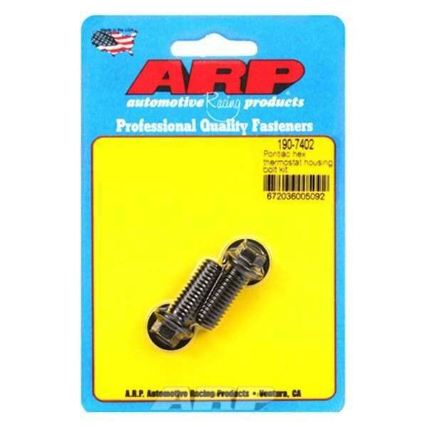 ARP Pontiac hex thermostat housing bolt kit - 190-7402