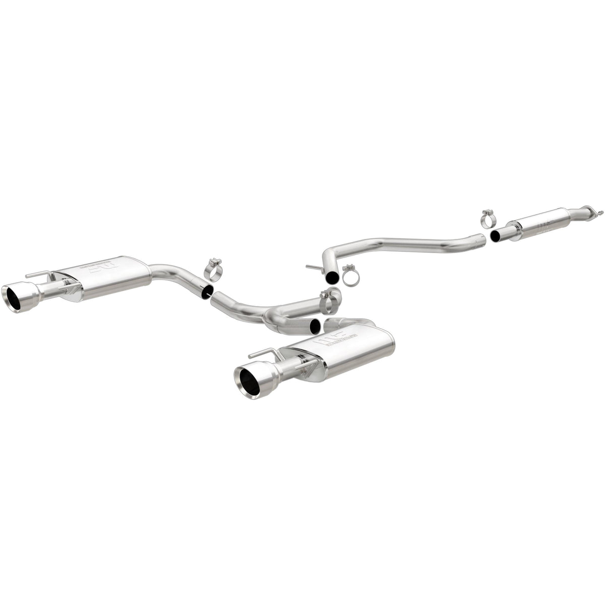 Magnaflow Street Series Stainless Cat-Back System (2015-2015 Malibu) - 19024