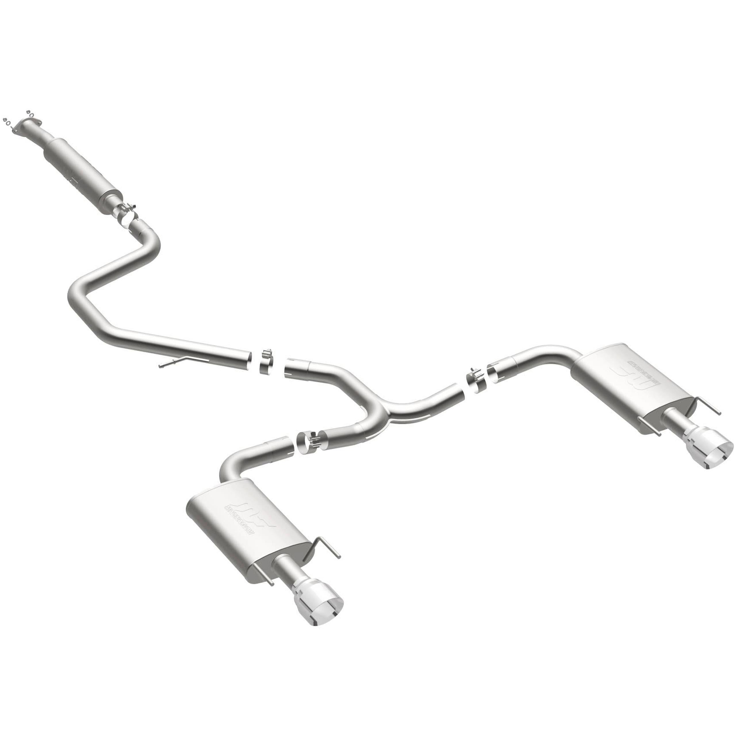 Magnaflow Street Series Stainless Cat-Back System (2015-2015 Malibu) - 19024