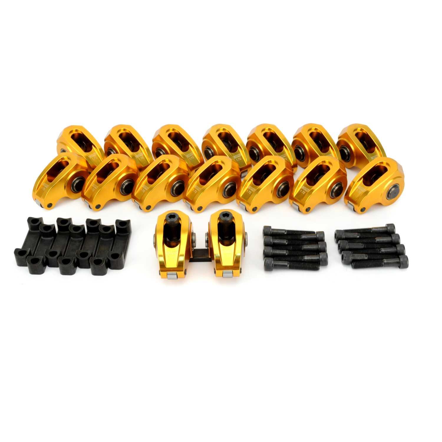 Comp Cams Ultra-Gold ARC Rocker Set w/ 1.72 Ratio for Pedestal Mount GM LS3/L92 - 19028-16