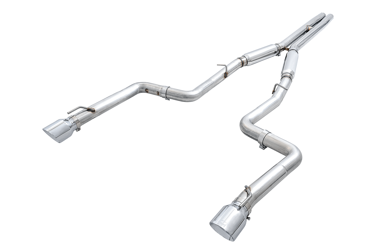 AWE 3015-32112 AWE Track Edition Exhaust - Silver Tips (2015-2020 Dodge Charger 6.4L / 6.2L SC)