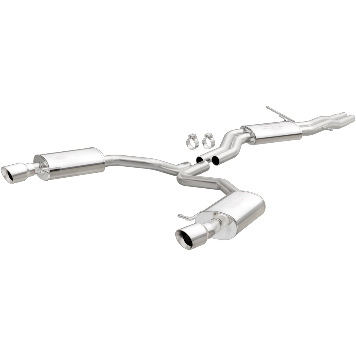 Magnaflow Touring Series Stainless Cat-Back System (2012-2015 A6 Quattro,2012-2015 A7 Quattro) - 19159