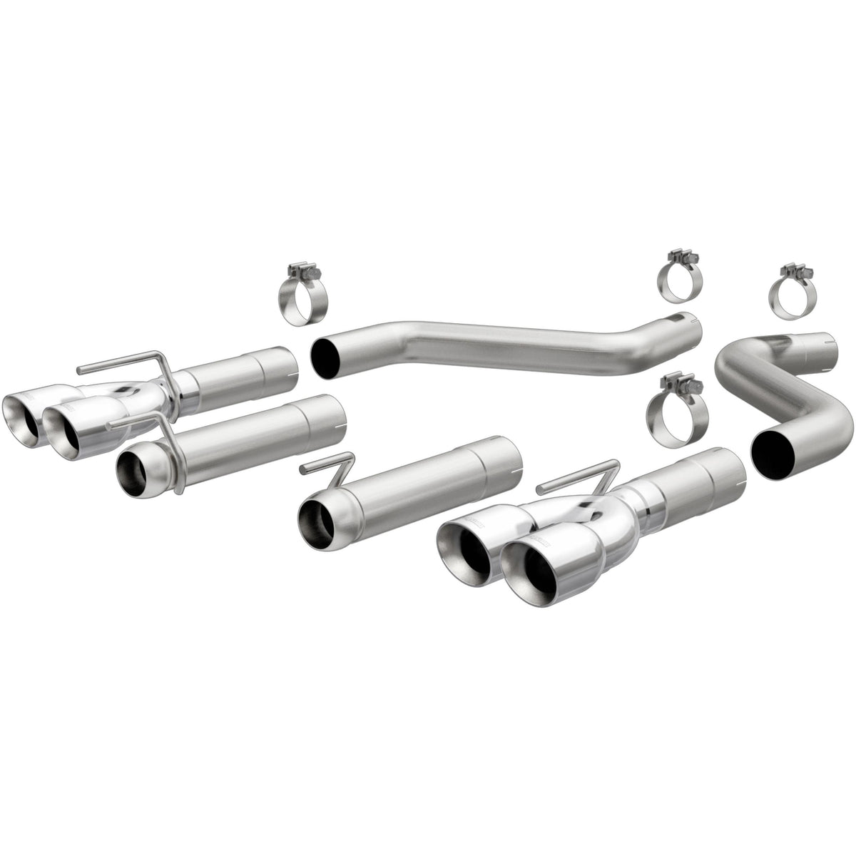 Magnaflow 19206 2015+ 6.2L Dodge Challenger Hellcat Race Series Axle Back Exhaust w/ Round Tips