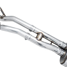 AWE 0FG Exhaust w/ Bashgaurd - Dual Diamond Black Tips (2016-2023 Tacoma 3.5L) - 3015-33826