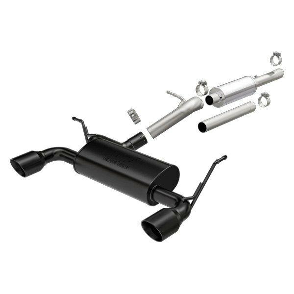 Magnaflow MF Series Black Cat-Back System (2012-2017 Wrangler,2018-2018 Wrangler JK) - 19327