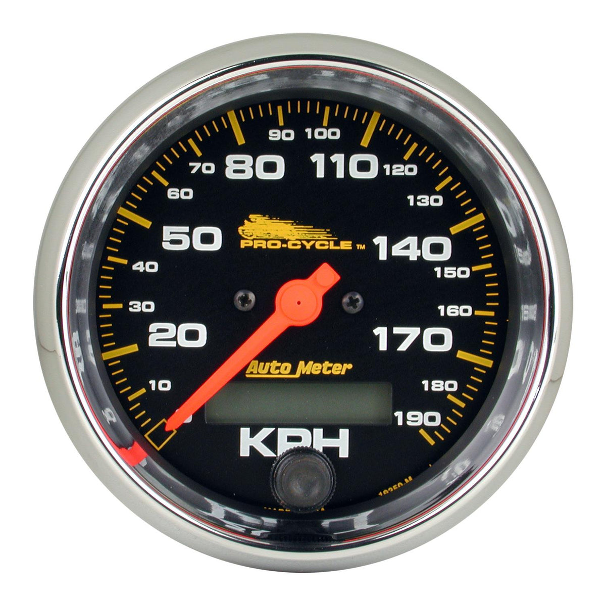 Auto Meter 3-3/4" SPEEDOMETER, 0-120 MPH, BLACK, PRO-CYCLE - 19350