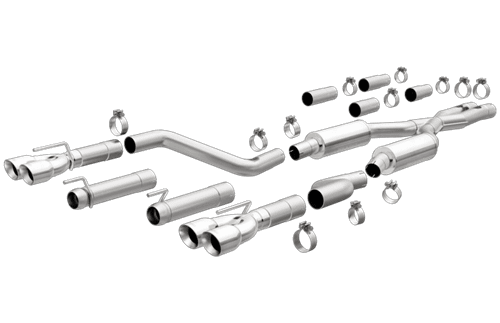 Magnaflow 19367 2015+ 6.2L Dodge Challenger Hellcat Competition Series Stainless Exhaust w/ Round Tips