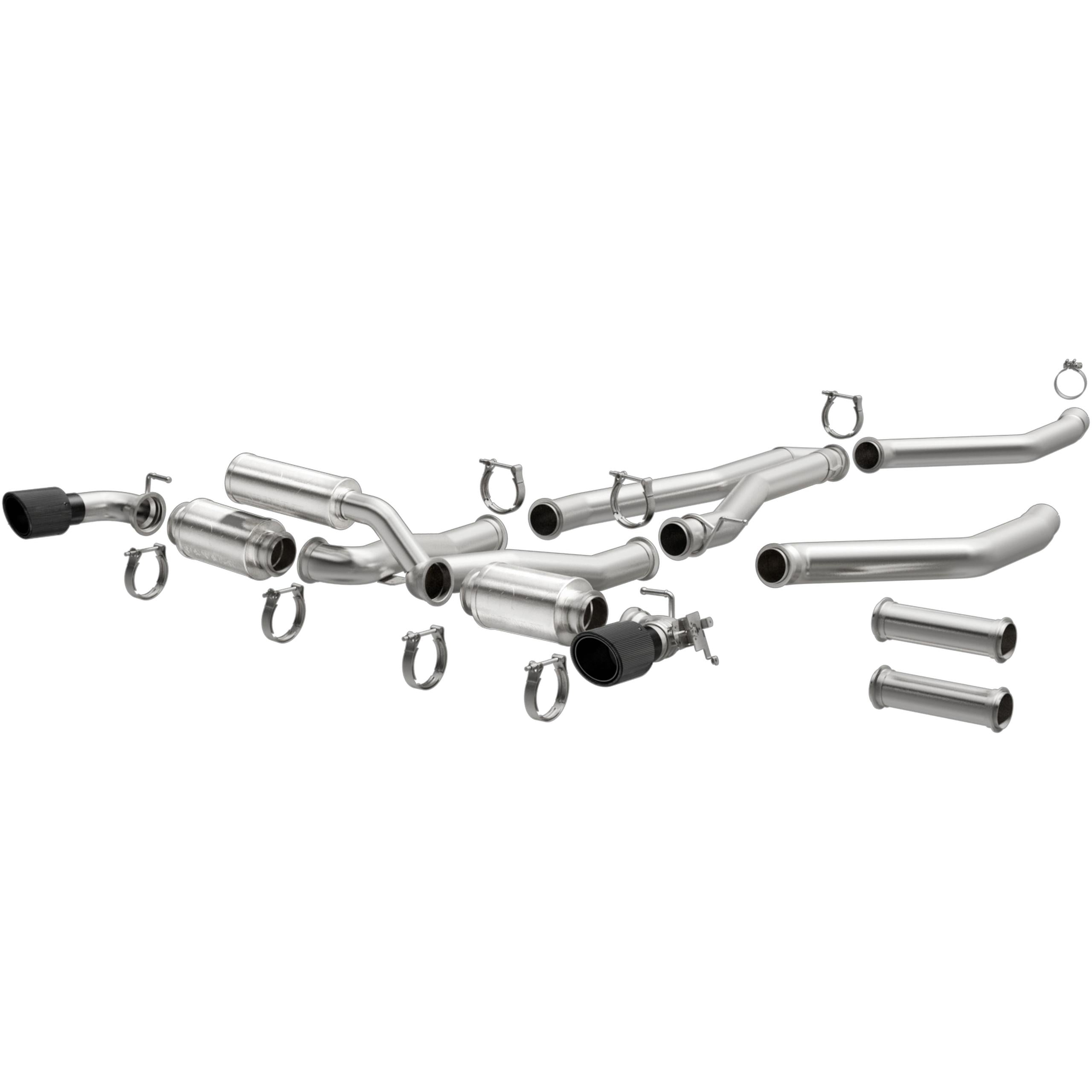 Magnaflow xMOD Series Carbon Fiber Tips Cat-Back System (2020-2020 GR Supra) - 19495