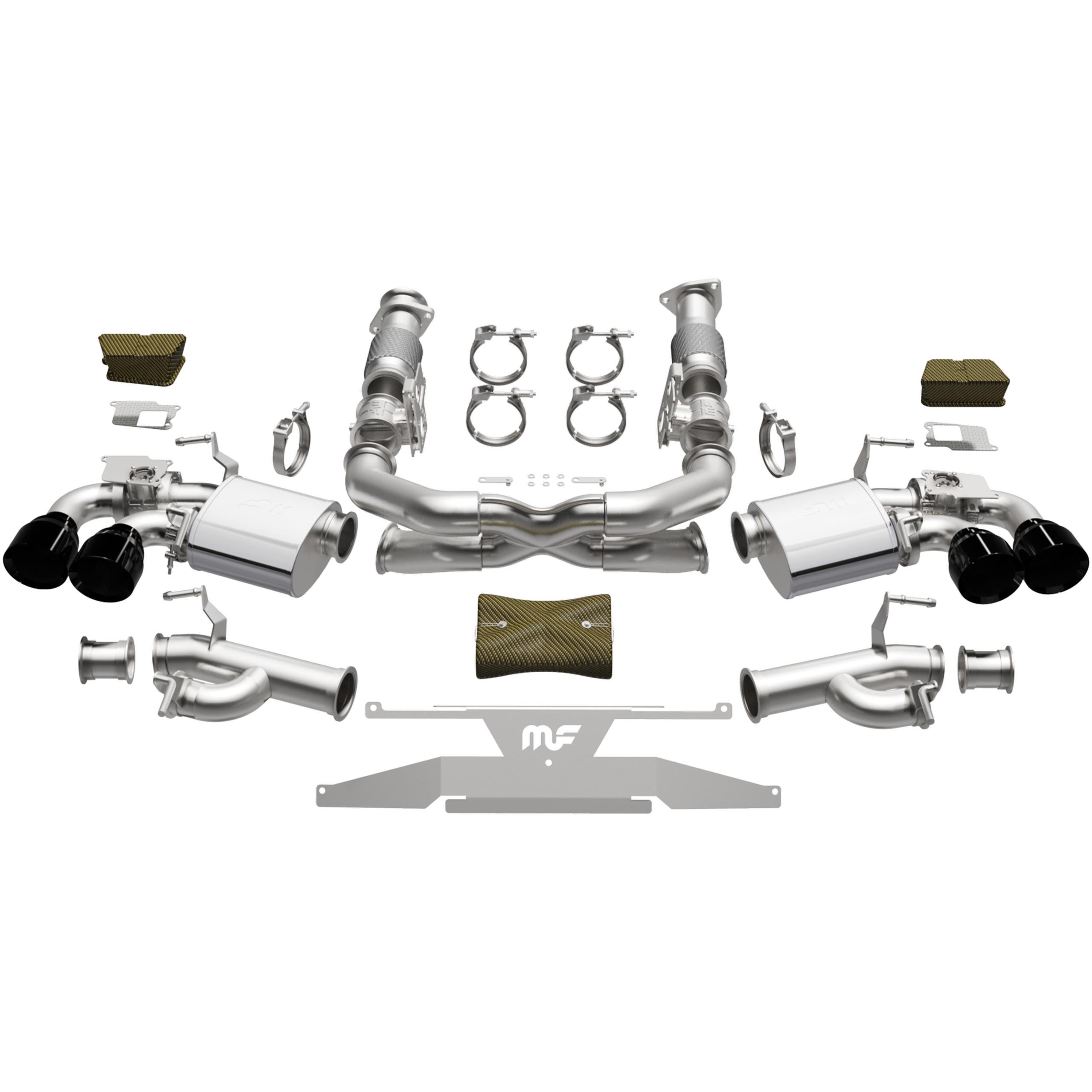 Magnaflow xMOD Series Black Chrome Tips Cat-Back System - 19545