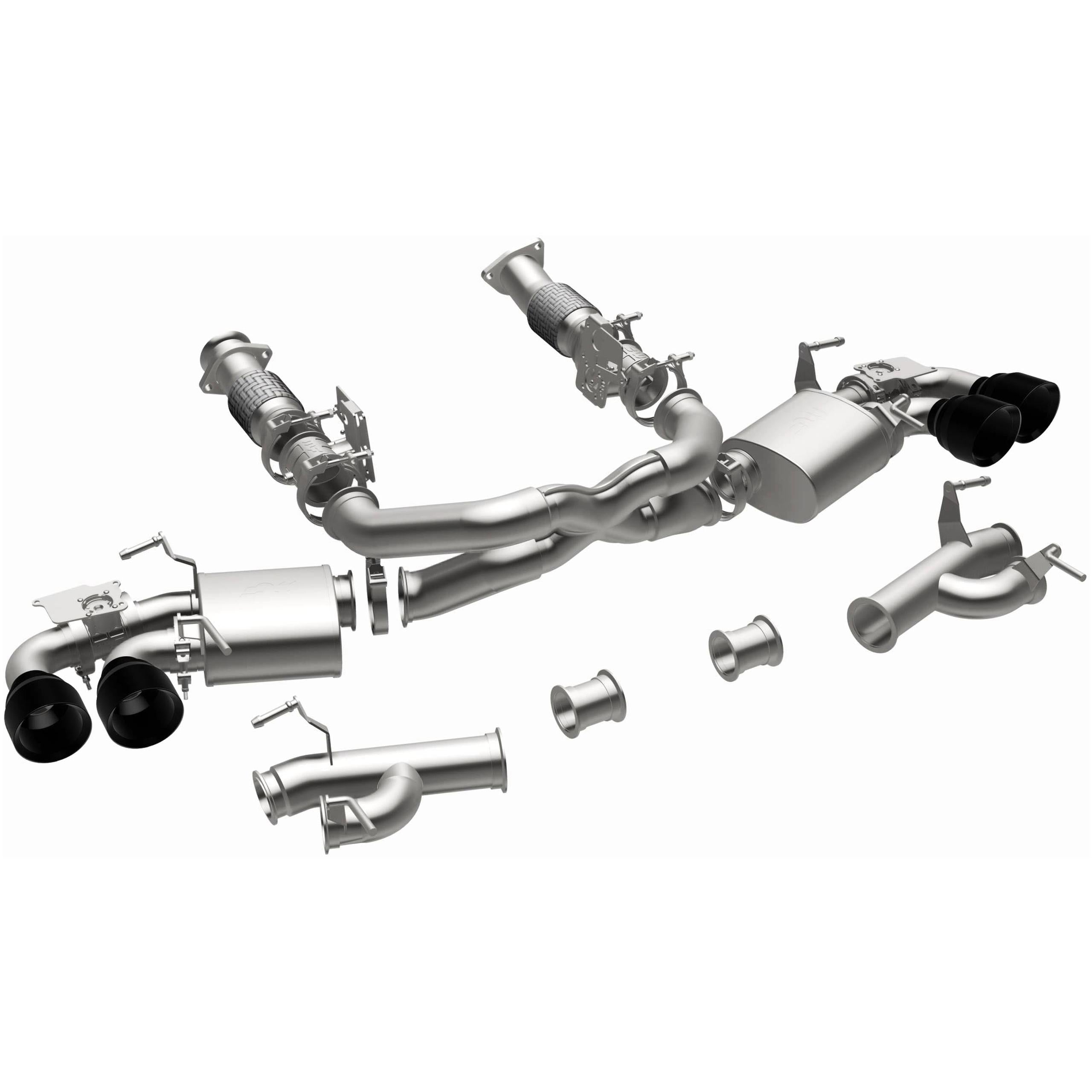 Magnaflow xMOD Series Black Chrome Tips Cat-Back System - 19545