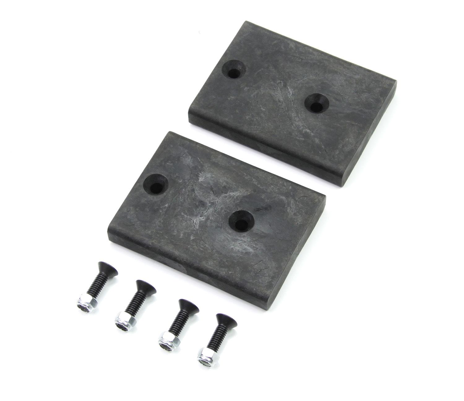 Teraflex 07-18 Wrangler JK 0.75 Inch SpeedBump Bump Stop Strike Pad Kit Rear Lower - 1954600