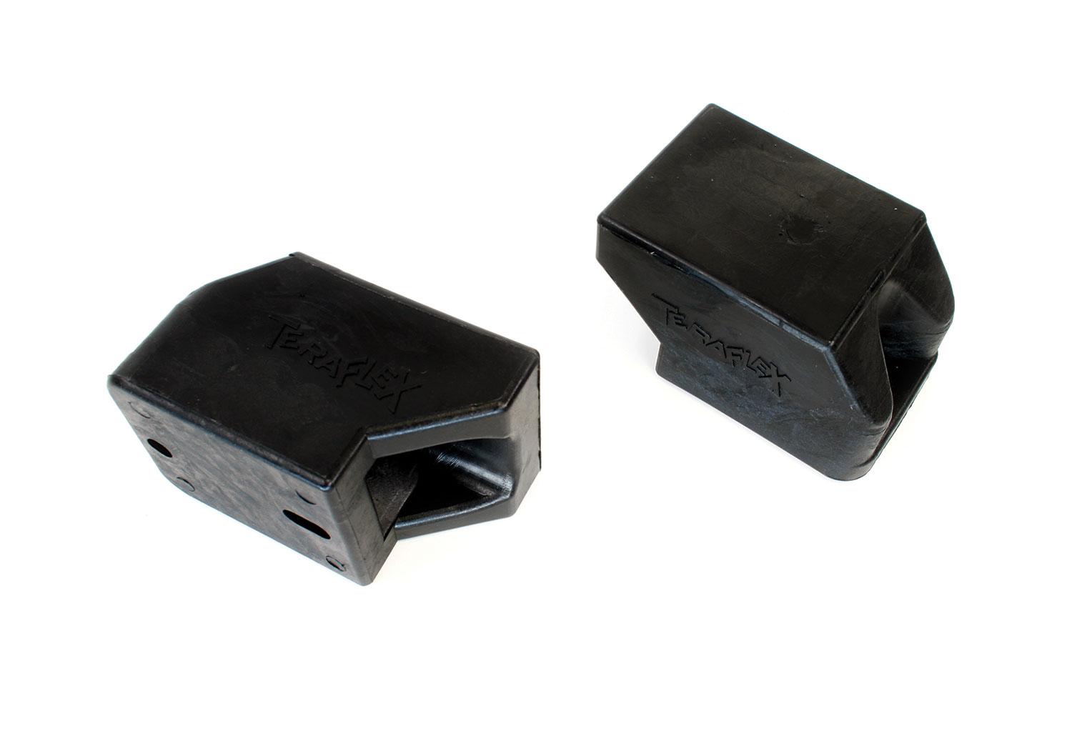 Teraflex 07-18 Wrangler JK 2.75 Inch Bump Stop Strike Pad Kit Rear Lower - 1954700