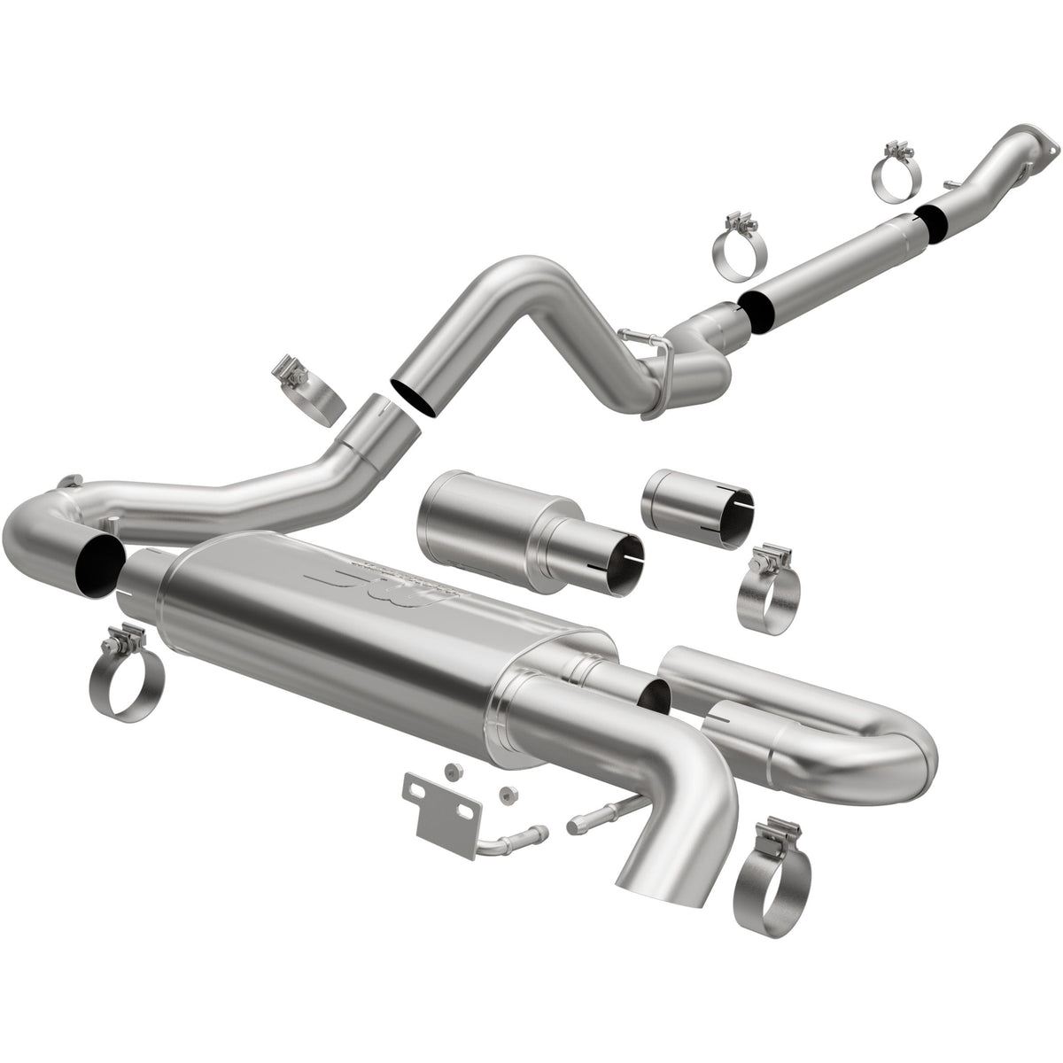 MagnaFlow Overland Series Cat-Back Performance Exhaust System (2021+ Ford Bronco 2.7L)- 19559