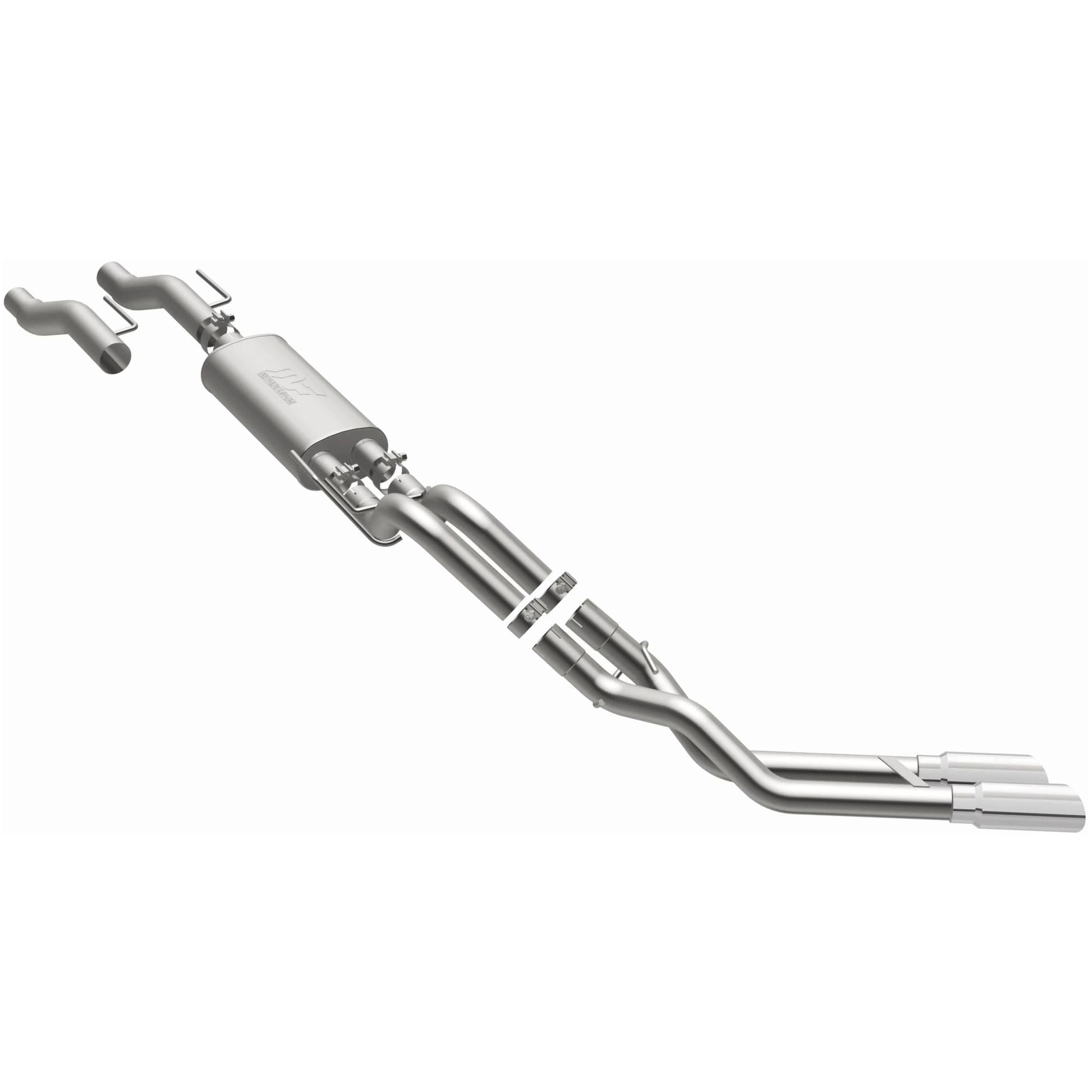 Magnaflow Street Series Stainless Cat-Back System - Dual Side Exit (2015-2025 F150) - 19565