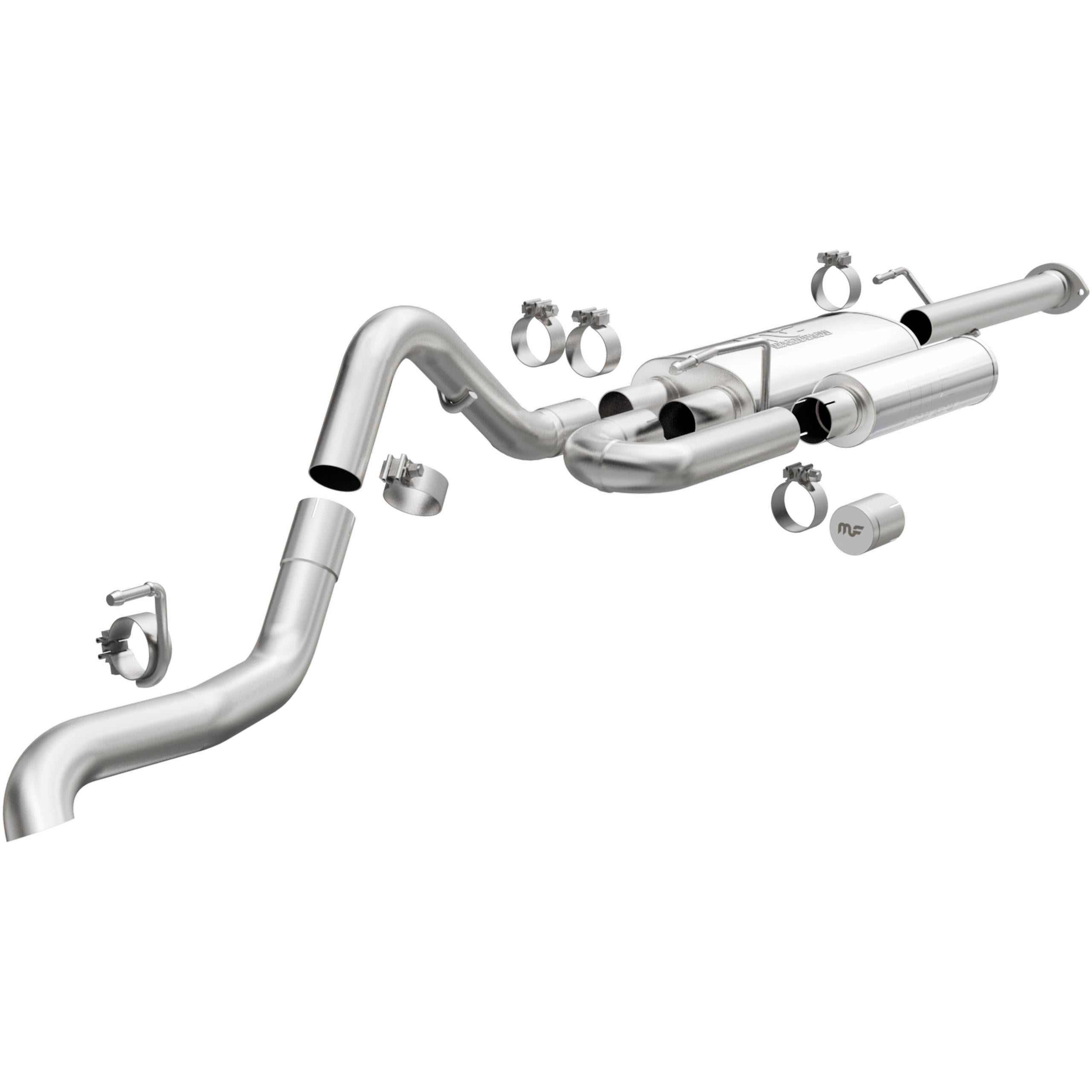 Magnaflow Overland Series Stainless Cat-Back System (2016-2021 Tacoma) - 19583