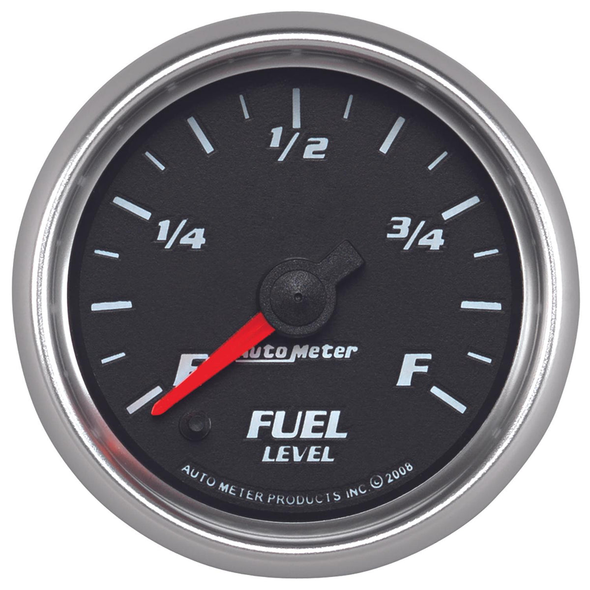 Auto Meter 2-1/16" FUEL LEVEL, PROGRAMMABLE 0-280 Ω, BLACK, PRO-CYCLE - 19609