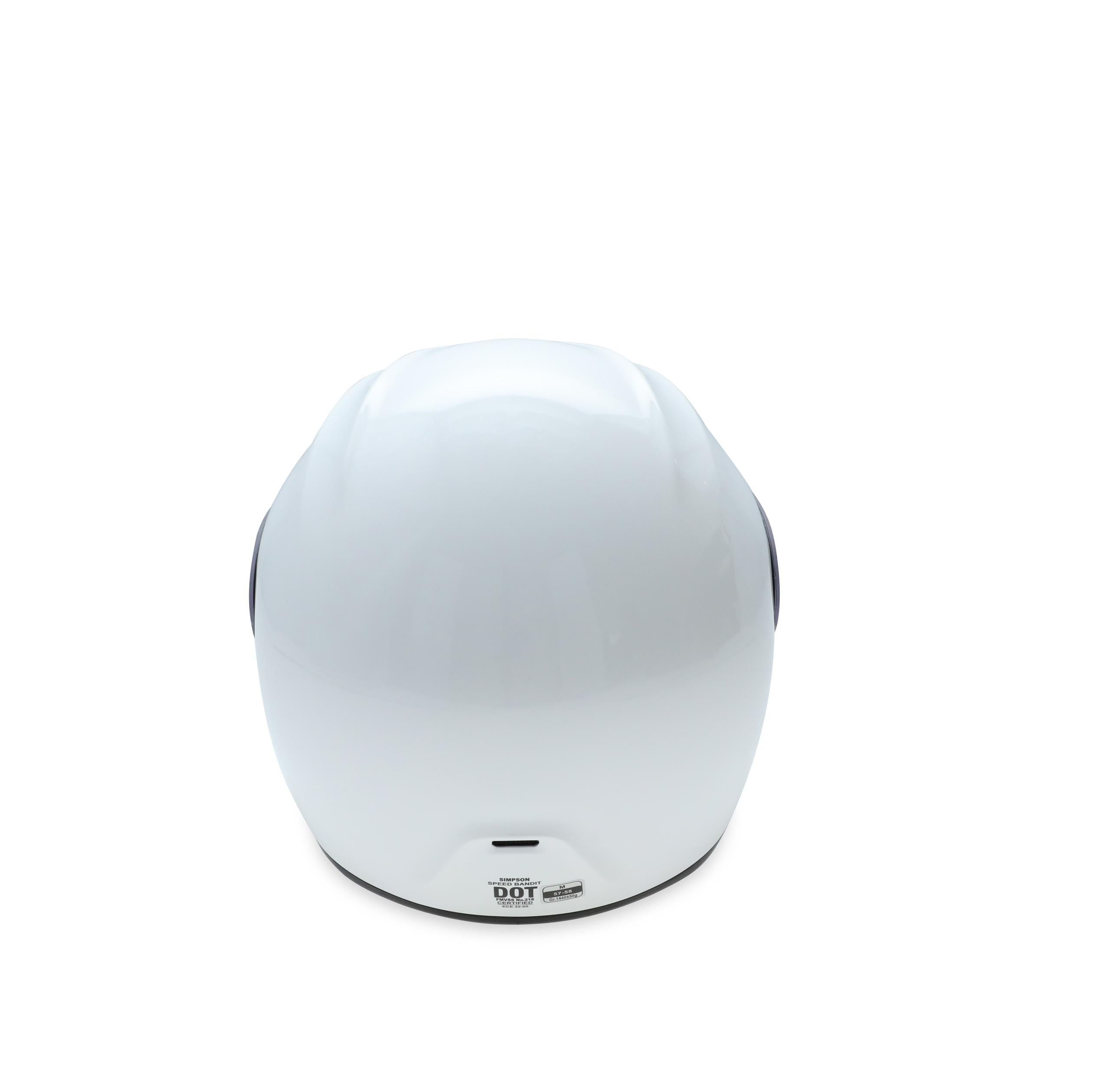 Simpson Racing Simpson Speed Bandit Dot/Ece Lg White - SPBL1