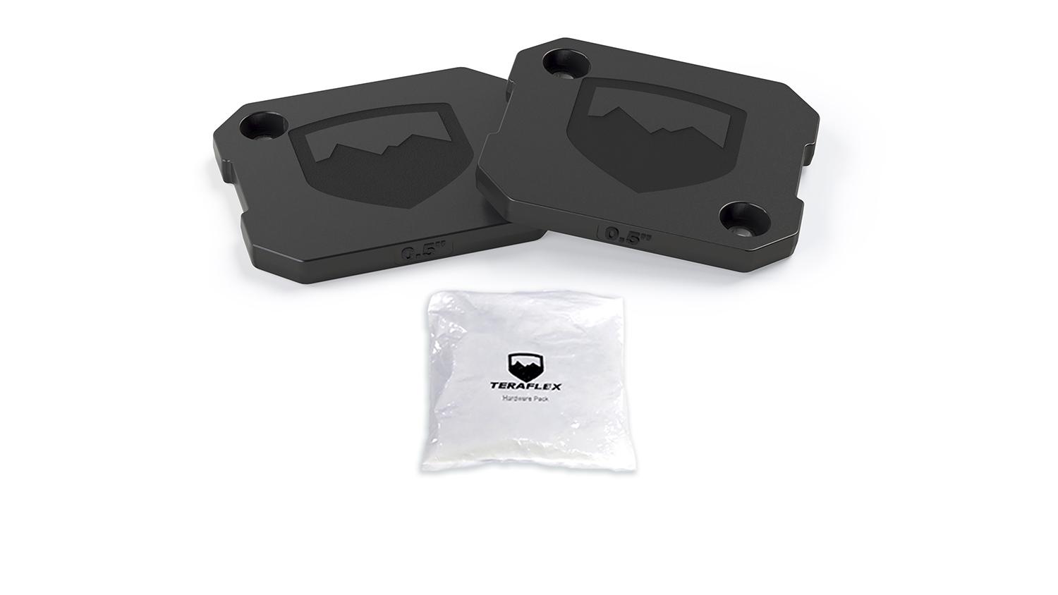 Teraflex 20-Up Jeep Gladiator 0.5 Inch Bump Stop Strike Pad Shim Kit Rear Lower - 1969100